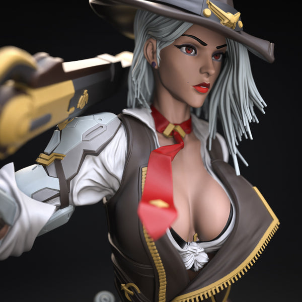 Overwatch Ashe Figures Lots of Options STL Ready to Print