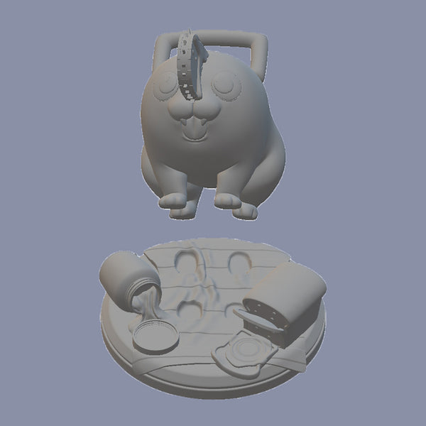 Pochita - Chainsaw Man 3D Model Ready to Print