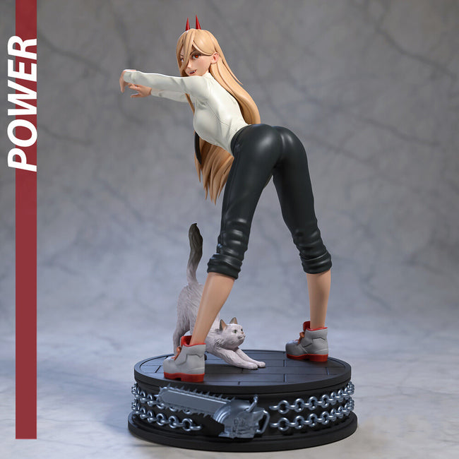 Power Chainsaw Man 3D Model Ready to Print