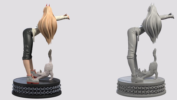 Power Chainsaw Man 3D Model Ready to Print