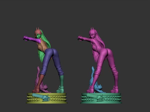 Power Chainsaw Man 3D Model Ready to Print