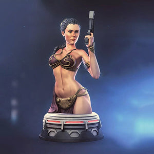 Princess Leia Bust 3D Model Ready to Print