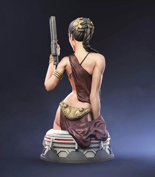 Princess Leia Bust 3D Model Ready to Print