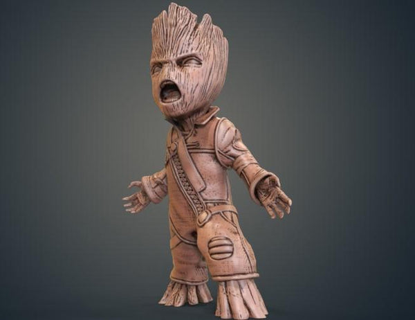 Ravager Groot 3D Model Ready to Print STL