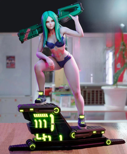 Rebecca - Cyberpunk 3D Model Ready to Print