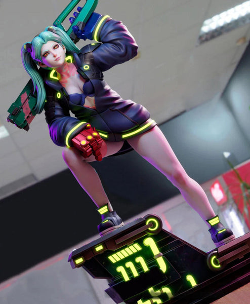 Rebecca - Cyberpunk 3D Model Ready to Print