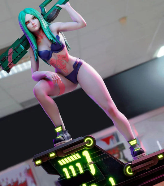 Rebecca - Cyberpunk 3D Model Ready to Print