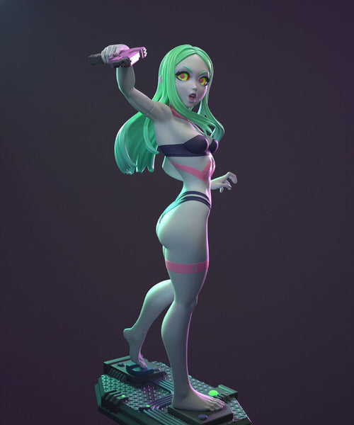 Rebecca Cyberpunk Edgerunners SFW NSFW 3D Model Ready to Print