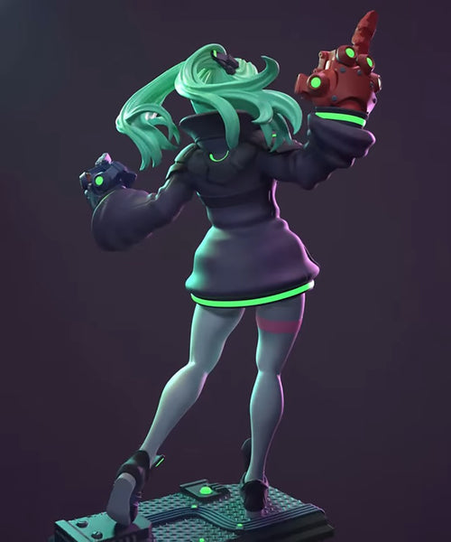 Rebecca Cyberpunk Edgerunners SFW NSFW 3D Model Ready to Print