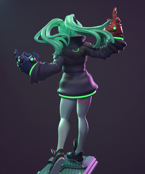 Rebecca Cyberpunk Edgerunners SFW NSFW 3D Model Ready to Print