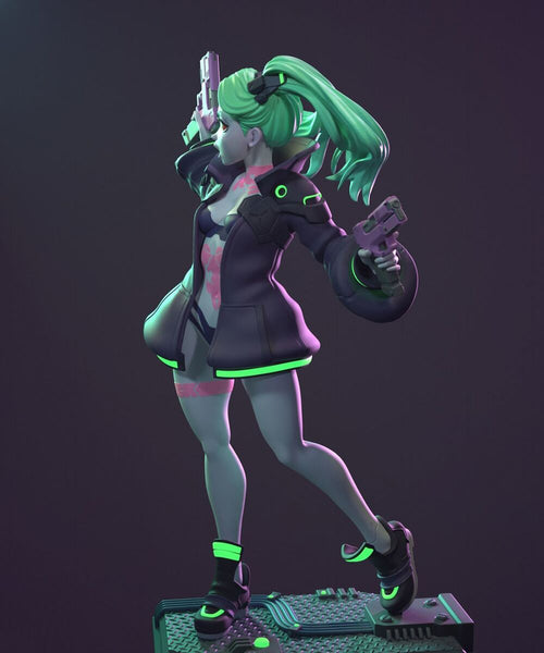Rebecca Cyberpunk Edgerunners SFW NSFW 3D Model Ready to Print
