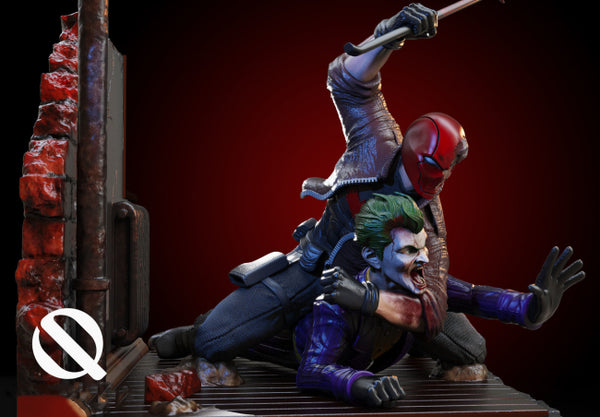 Red Hood vs Joker 3D Model Ready to Print