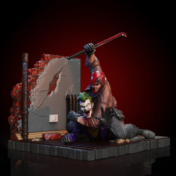 Red Hood vs Joker 3D Model Ready to Print