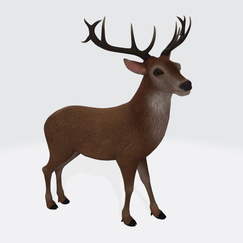 Reindeer 3D Model Ready to Print