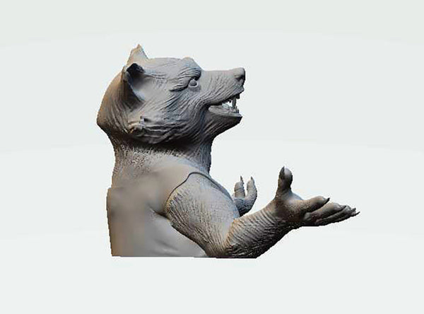 Rocket Raccoon Bust 3D Model Ready to Print STL