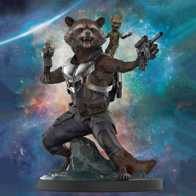 Rocket Raccoon and Groot 3D Model Ready to Print STL