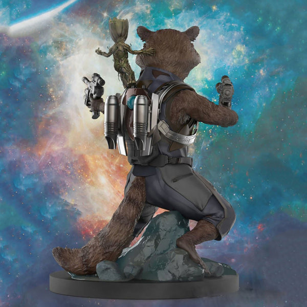 Rocket Raccoon and Groot 3D Model Ready to Print STL