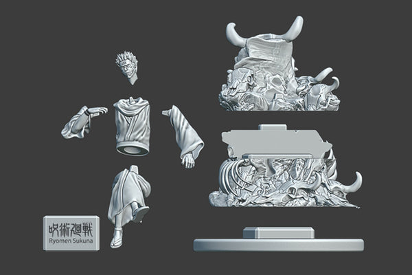 Ryomen Sukuna - Jujutsu Kaisen 3D Model Ready to Print
