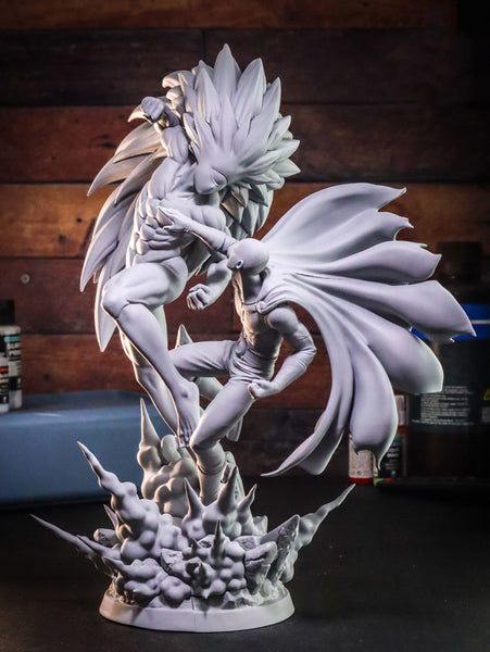 Saitama Vs Boros - One Punch Man 3D Model Ready to Print