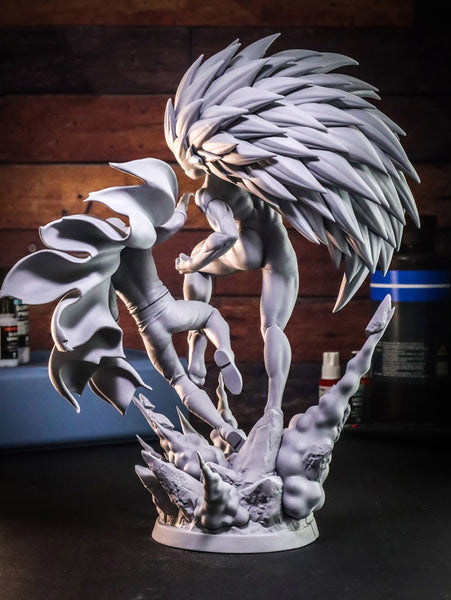 Saitama Vs Boros - One Punch Man 3D Model Ready to Print