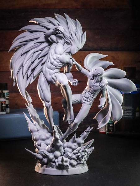 Saitama Vs Boros - One Punch Man 3D Model Ready to Print