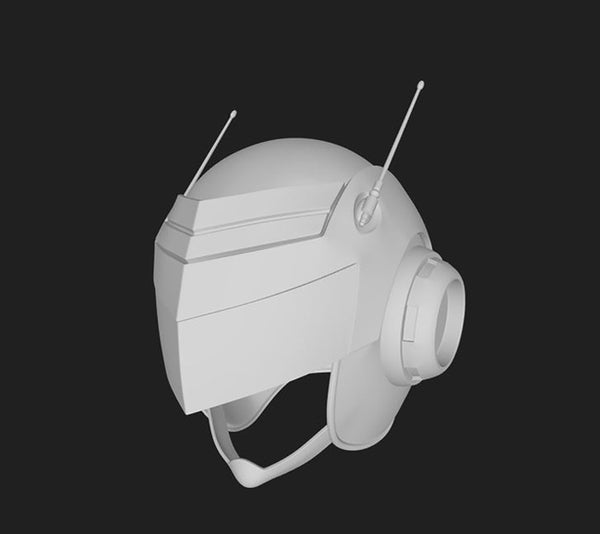 Saiyaman Gohan Helmet 3D Model Ready to Print