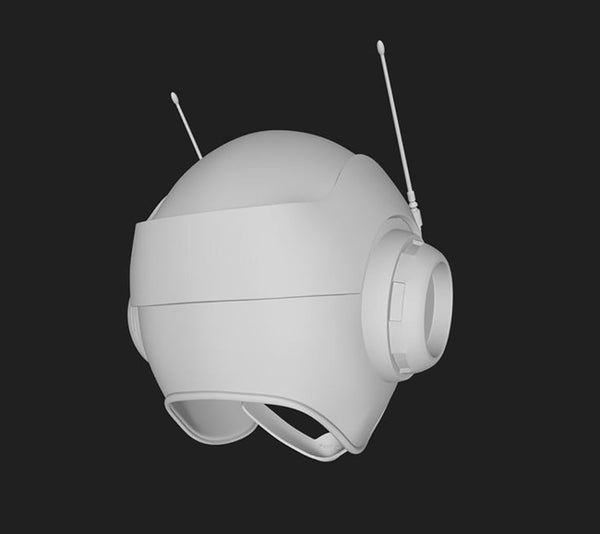 Saiyaman Gohan Helmet 3D Model Ready to Print