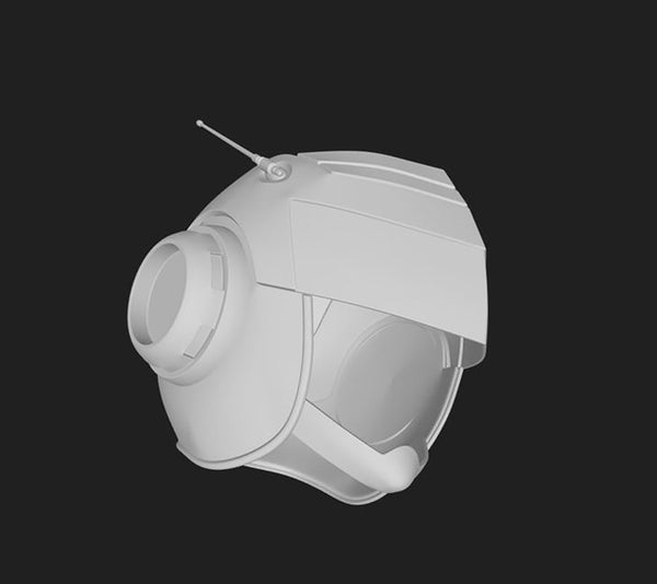 Saiyaman Gohan Helmet 3D Model Ready to Print