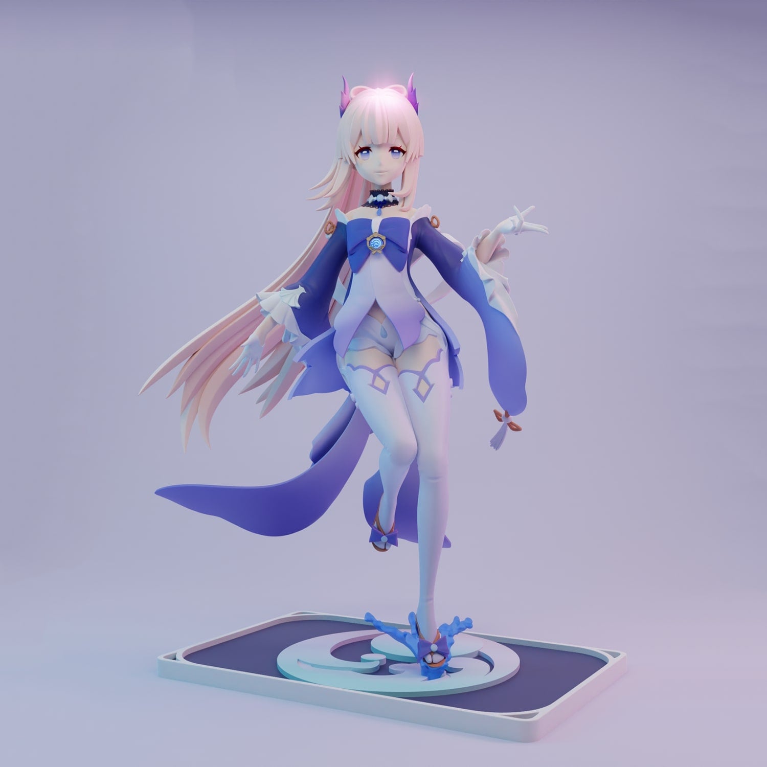 Sangonomiya Kokomi Genshin Impact 3D Figures