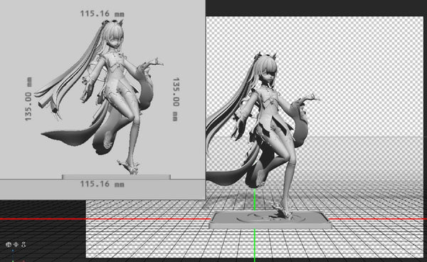 Sangonomiya Kokomi Genshin Impact 3D Figures