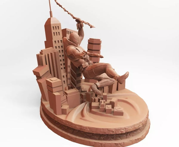 Scarlet Spiderman 3D Model Ready to Print