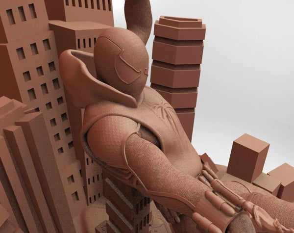 Scarlet Spiderman 3D Model Ready to Print