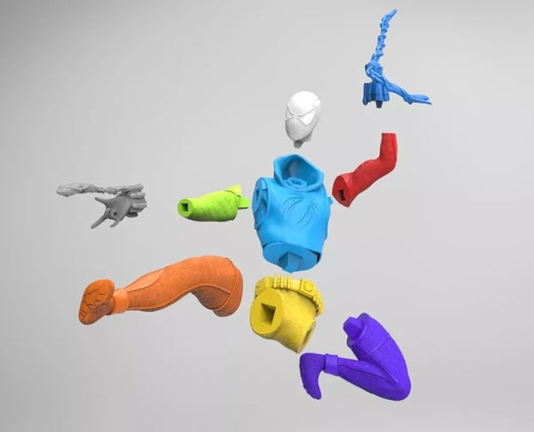 Scarlet Spiderman 3D Model Ready to Print