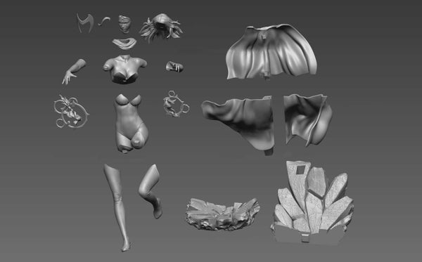 Scarlet Witch 3D Model Ready to Print