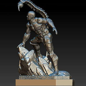 Scorpion - Spiderman Villain 3D Model Ready to Print
