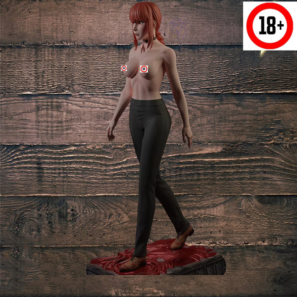 Sexy Chainsaw Man Makima Figurine 3D Model Ready to Print