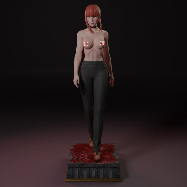 Sexy Chainsaw Man Makima Figurine 3D Model Ready to Print