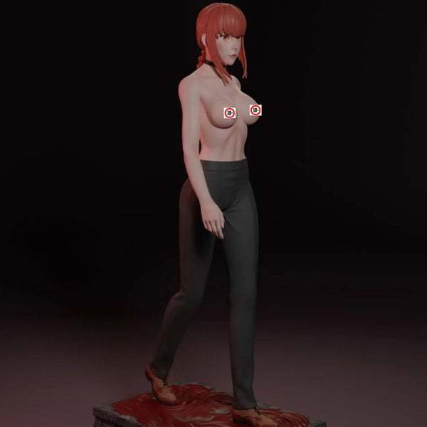 Sexy Chainsaw Man Makima Figurine 3D Model Ready to Print