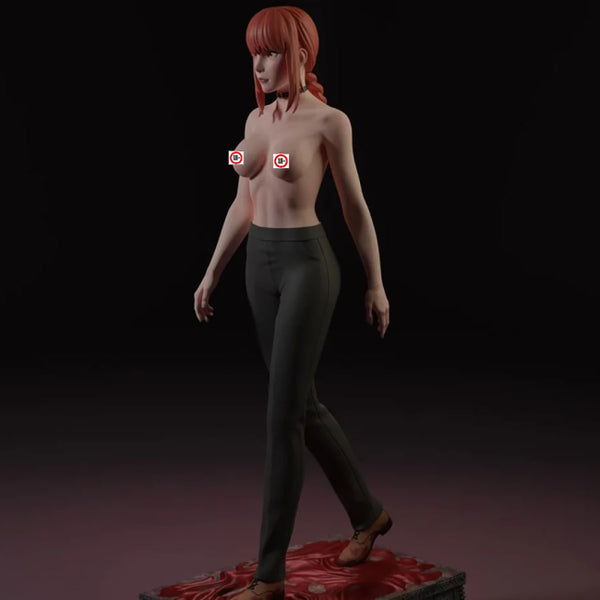 Sexy Chainsaw Man Makima Figurine 3D Model Ready to Print