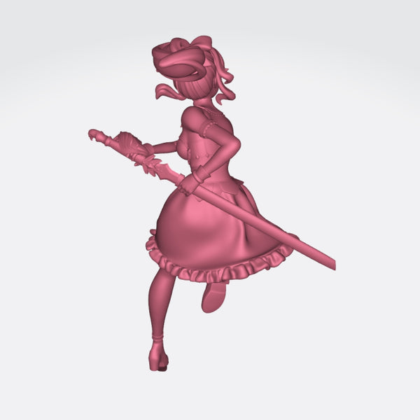 Sexy Jean Genshin Impact Figure 3D Model STL Ready to Print