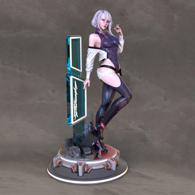 Sexy Lucy CyberPunk Edge Runners Figure STL Ready to Print