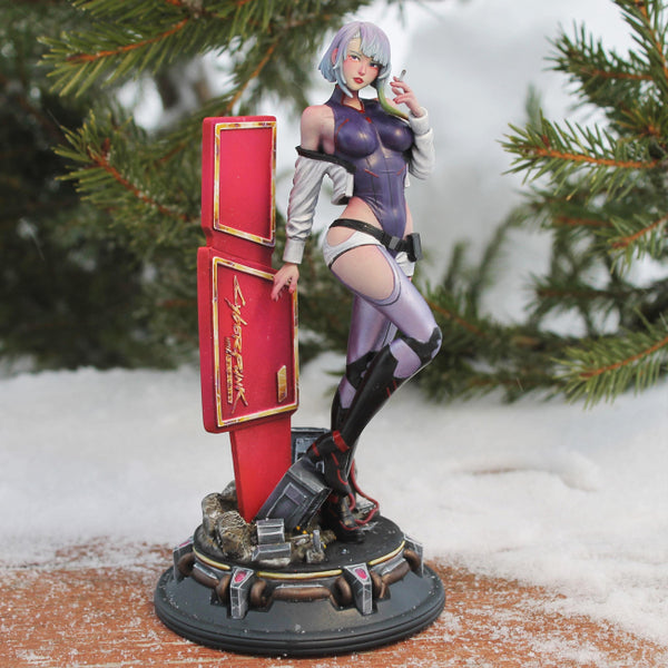 Sexy Lucy CyberPunk Edge Runners Figure STL Ready to Print