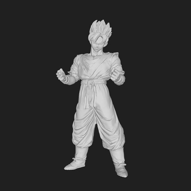 Son Gohan 3D Model Ready to Print