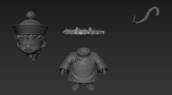 Son Gohan Kid 3D Model Ready to Print