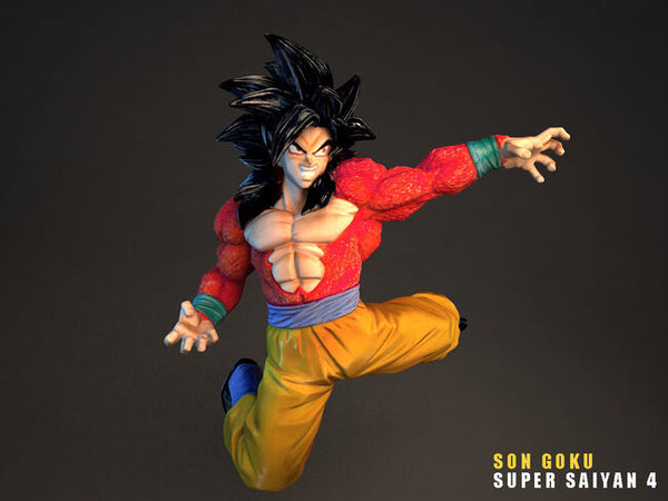 Son Goku Super Saiyan 4 3D Model Ready to Print
