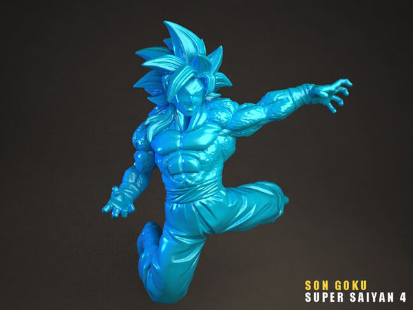 Son Goku Super Saiyan 4 3D Model Ready to Print