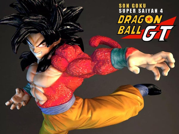 Son Goku Super Saiyan 4 3D Model Ready to Print