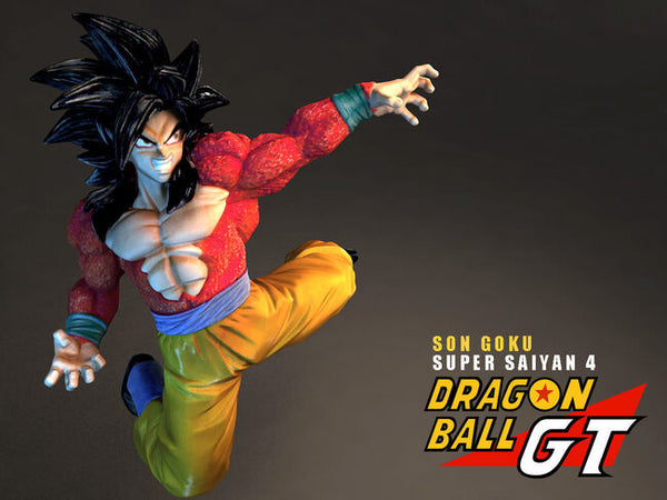 Son Goku Super Saiyan 4 3D Model Ready to Print