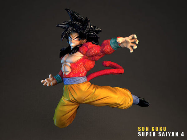 Son Goku Super Saiyan 4 3D Model Ready to Print