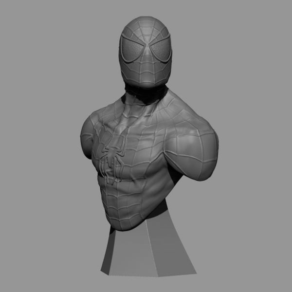 Spiderman Bust 3D Model Ready to Print